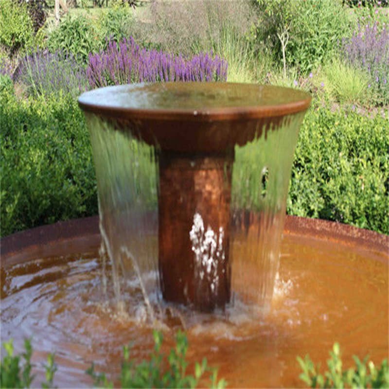 Minimalism Corten Steel Water Fountain Wholesale
